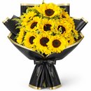 Radiante Buquê de 12 Girassóis