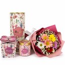 Amável Buquê de Flores do Campo Mini e Biscoitê