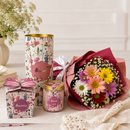 Amável Buquê de Flores do Campo Mini e Biscoitê