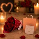 Buquê de Rosas e Conjunto Morana Love