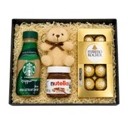 Caixa Maravilha com Ferrero Rocher e Nutella e Starbucks
