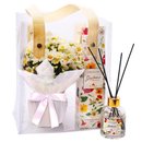 Difusor Encontro Floral Giuliana Flores e Mini Vaso de Margaridinhas