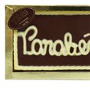 Placa de Chocolate Parabéns