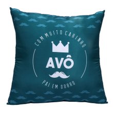 Almofada com muito Carinho Avô Pai em Dobro