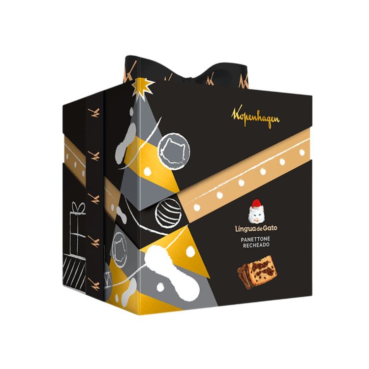 Panettone Língua de Gato Kopenhagen 834g