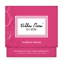 Chá Misto Flores e Frutas em Sachês 12x22,5gr - Villa Piva