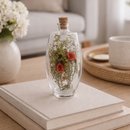 Dupla de Rosas Encantadas no Frasco de Vidro - Floral