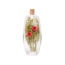 Dupla de Rosas Encantadas no Frasco de Vidro - Floral