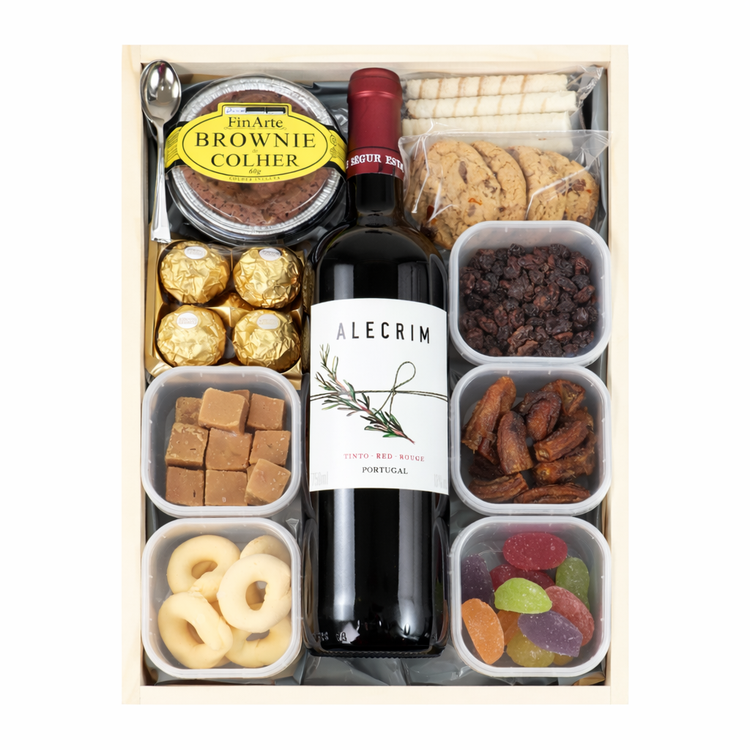 Kit Vinho Tinto Alecrim e Guloseimas