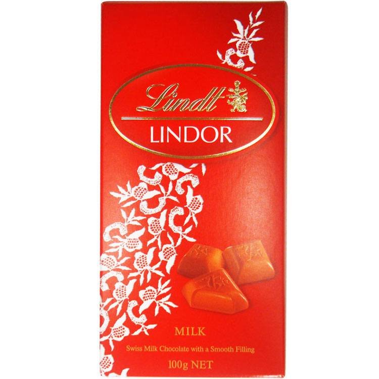 Tablete De Chocolate Lindor Milk Lindt 100g Cestas Michelli 5847