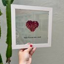 Quadro Vejo Flores em Você 