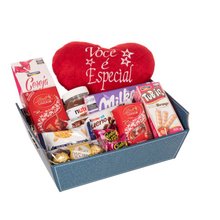 Cesta Delicias de Chocolates Namorados