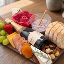 Tábua de Queijos, Frios e Frutas com Espumante Chandon
