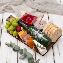 Tábua de Queijos, Frios e Frutas com Cerveja