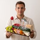 Tábua de Queijos, Frios e Frutas com Cerveja