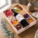 Tábua de Queijos, Frios, Vinho, Frutas na Bandeja