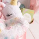 Cesta Maternidade Unicórnio com Balão Menina