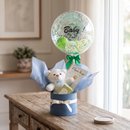 Cesta Encanto do Pequeno Príncipe com Balão Menino