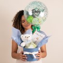Cesta Encanto do Pequeno Príncipe com Balão Menino