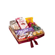Cesta De Chocolates e Guloseimas Chocólatra  