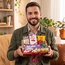 Cesta De Chocolates e Guloseimas Chocólatra  