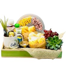 Bandeja Café com Suculenta 