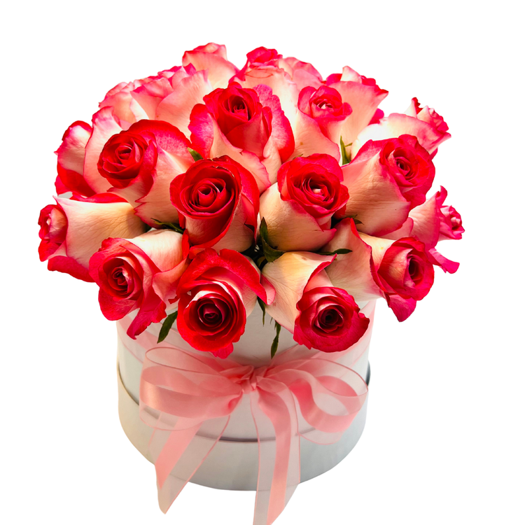 Box de Luxo Rosas Cor de Rosa