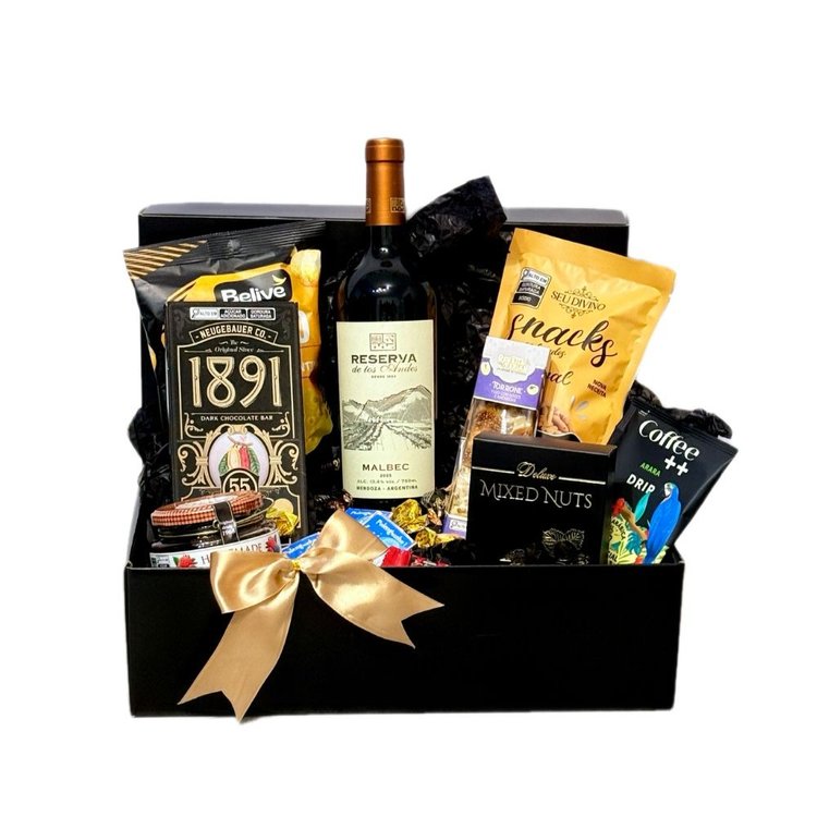 Cesta de Presente Gourmet Seleção e Requinte