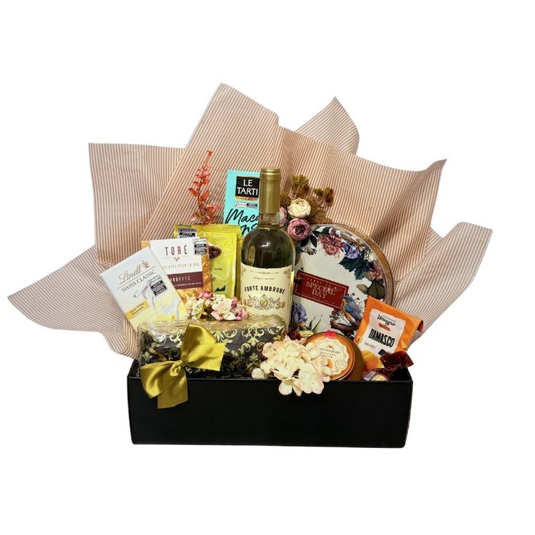 Cesta de Presente Gourmet Dolce Eleganza