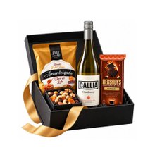 Presente Gourmet Vinho Branco Chileno e Chocolate