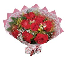 Buquê com 12 Rosas Importadas