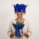 Orquidea Azul na Tela