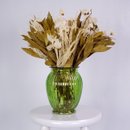 Arranjo Desidratado Flora Delicada  + Vaso Verde