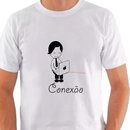  Camiseta Masculina com Arte Conexão GG