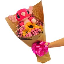 Buquê Brilho Angel Rosa