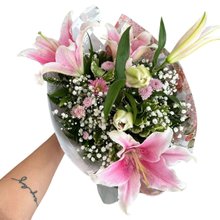 Mini Buquê de Lírio