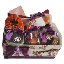 Cesta de Café da Manhã Caixa Mdf