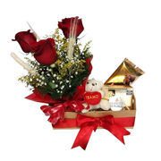 Mini Caixa MDF com Rosas