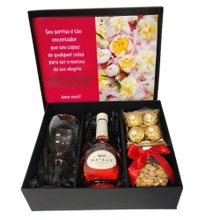 Caixa  Box com Mini Vinho