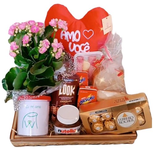 Bandeja café da manhã Amo Você