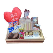 Bandeja Café da Manhã  Amo Mais Que Chocolate