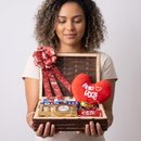 Cesta de Chocolate  Amo Você