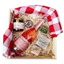 Bandeja com Espumante Rosé