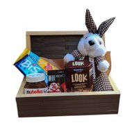 Bau da Páscoa com Pelúcia e muito Chocolate