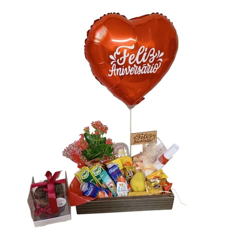 Cesta de Café da Manhã Aniversário