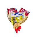 Cesta de Chocolate Páscoa com Amor