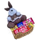 Cesta coelho da pascoa