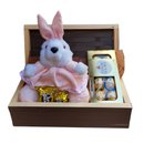 Cesta de Páscoa com Pelúcia e Ferrero Rocher