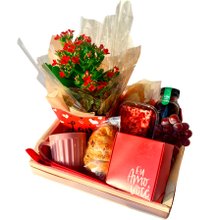 Cesta de Café da Manhã Bom Dia Amor