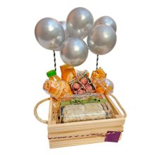 Cesta de Café Parabéns Aniversário